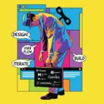 IA et UX/UI Designer en costume, design et technologie.